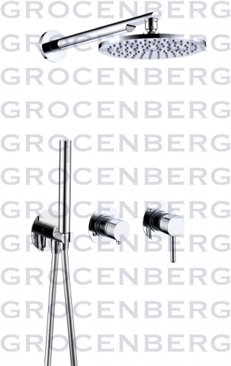Душевой комплект Grocenberg GB5090CR Хром