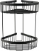 Полка корзина угловая Grocenberg AC0076BL Черный матовый